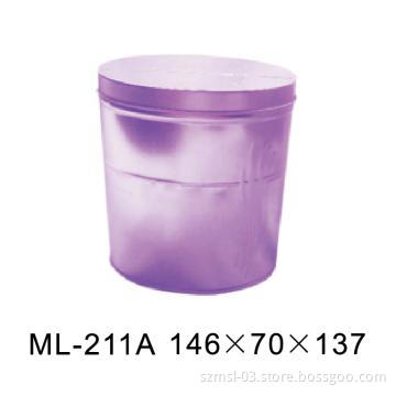 Oval tin box, tin can, metal packing